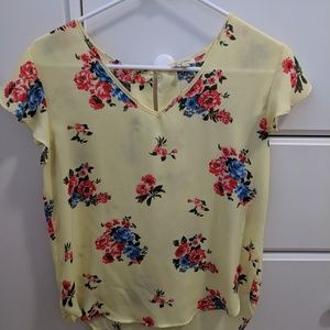 LILY WHITE FLORAL BLOUSE